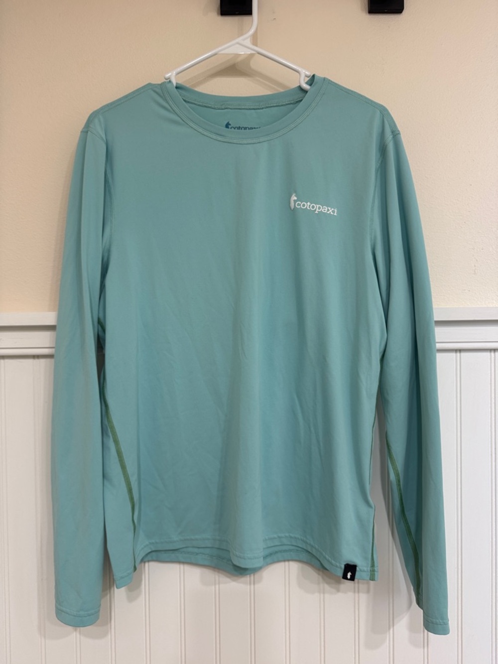 Cotopaxi Men's Long Sleeve Tee in Seafoam Blue-Green